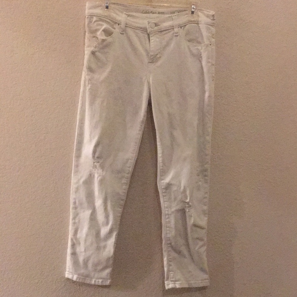 White Calvin Klein Jeans